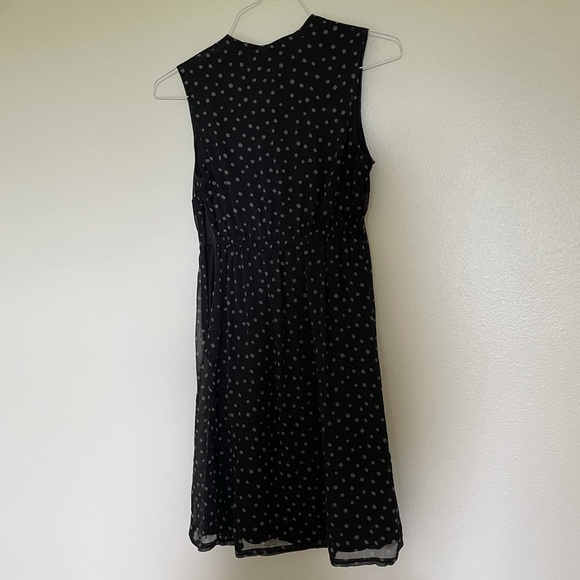 Polka Dot Sleeveless Dress - Picture 5 of 5